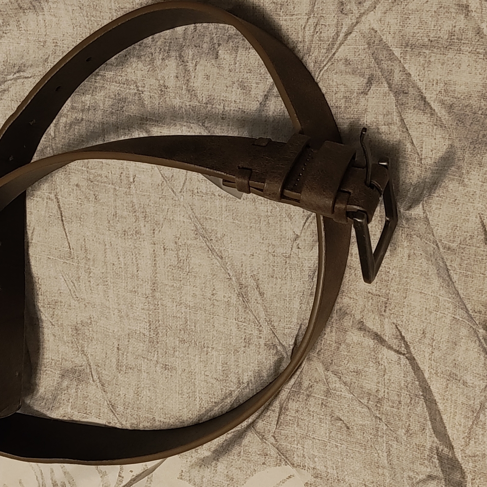 Men's Brown Leather Belt